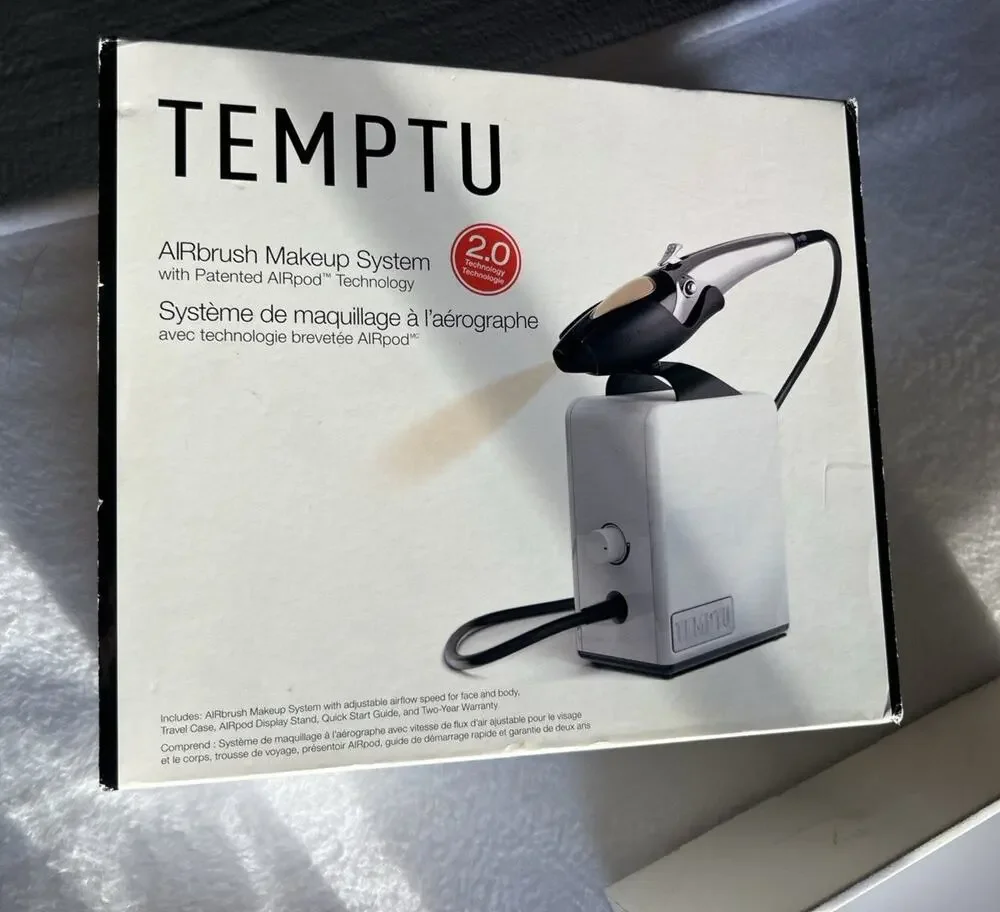 TEMPTU AIRbrush Makeup System Kit w/ Compressor, Applicator & Power Adapter